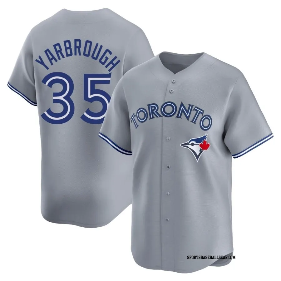 Ryan Yarbrough Men's Toronto Blue Jays Gray Limited Away Jersey