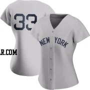 Ryan Yarbrough Women's New York Yankees Gray Authentic 2021 Field of Dreams Jersey