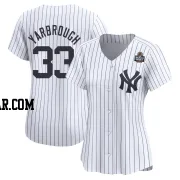 Ryan Yarbrough Women's New York Yankees White Limited Yankee Home 2024 World Series Jersey