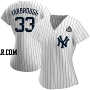 Ryan Yarbrough Women's New York Yankees White Replica Home Name 2024 World Series Jersey