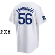 Ryan Yarbrough Youth Los Angeles Dodgers White Replica 2024 World Tour Seoul Series Home Jersey