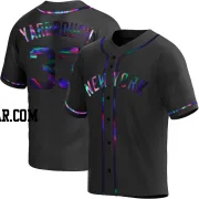 Ryan Yarbrough Youth New York Yankees Black Holographic Replica Alternate Jersey