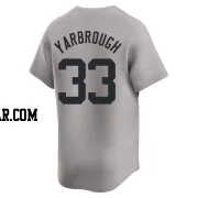 Ryan Yarbrough Youth New York Yankees Gray Limited Away 2024 World Series Jersey