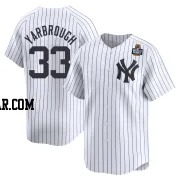 Ryan Yarbrough Youth New York Yankees White Limited Yankee Home 2024 World Series Jersey