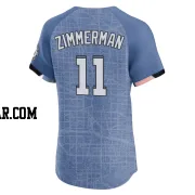 Ryan Zimmerman Men's Washington Nationals Blue Elite 2025 City Connect Jersey