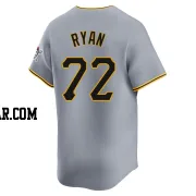 Ryder Ryan Men's Pittsburgh Pirates Gray Limited Away Jersey