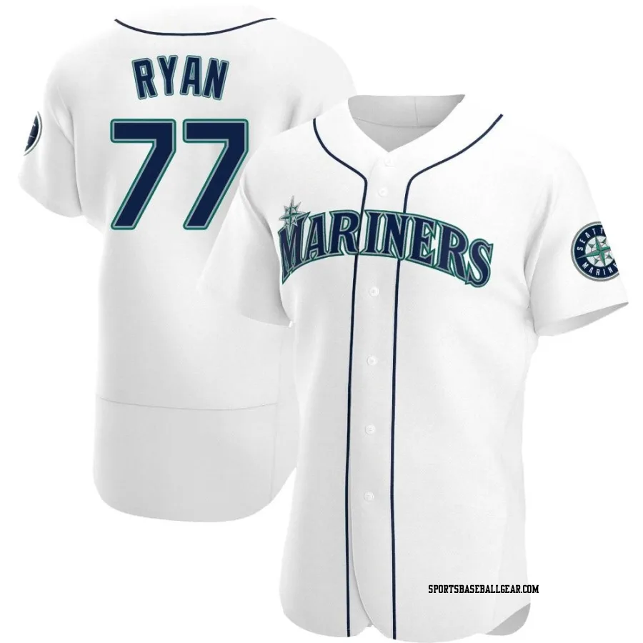 Ryder Ryan Men's Seattle Mariners White Authentic Home Jersey