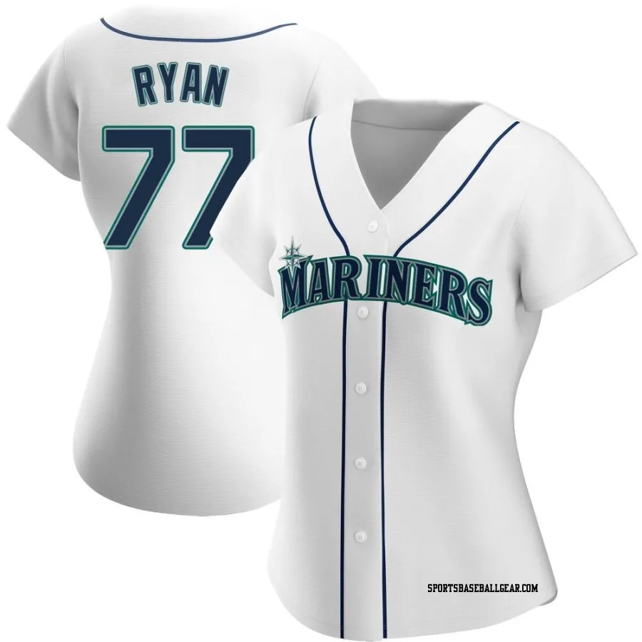 Ryder Ryan Women's Seattle Mariners White Authentic Home Jersey