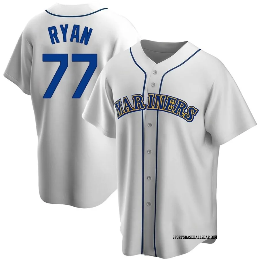 Ryder Ryan Youth Seattle Mariners White Replica Home Cooperstown Collection Jersey