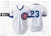 Ryne Sandberg Men's Chicago Cubs White Authentic Throwback Jersey