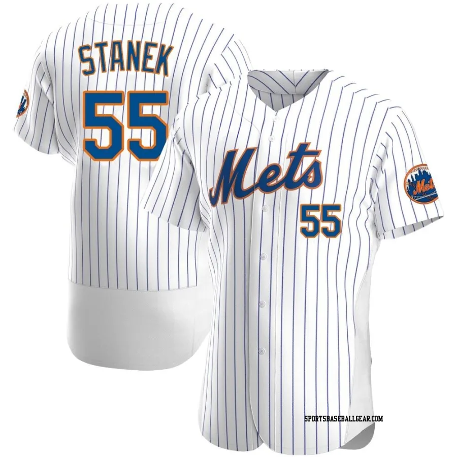 Ryne Stanek Men's New York Mets White Authentic Home Jersey