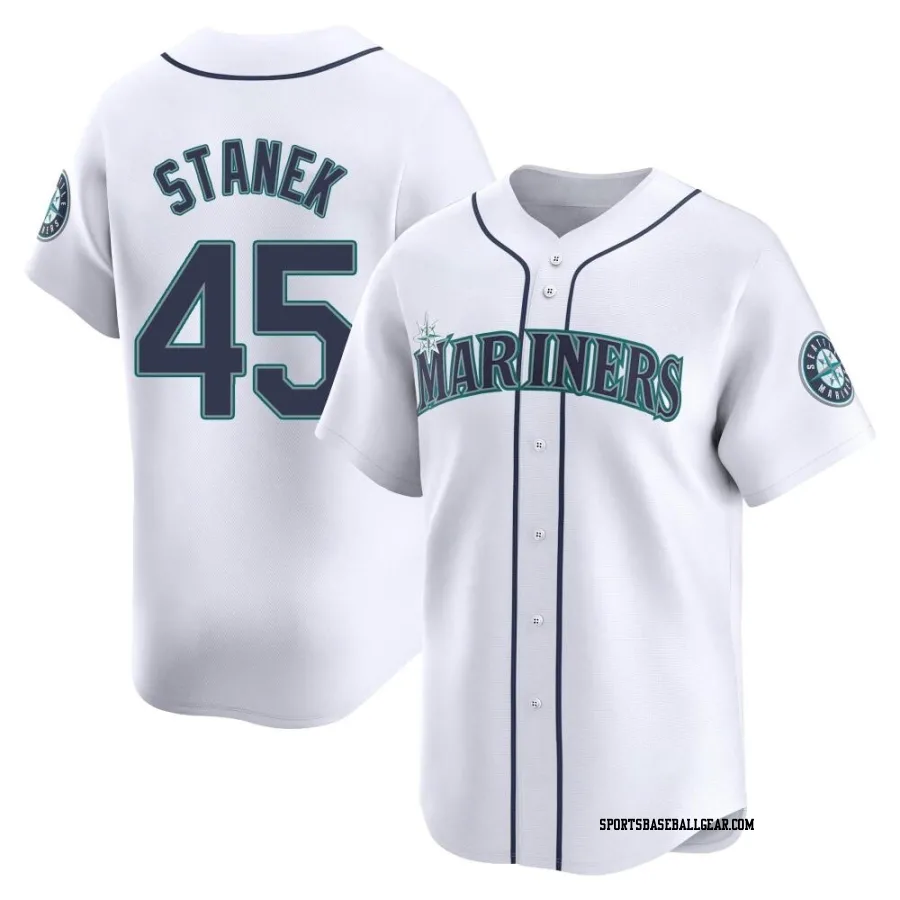 Ryne Stanek Men's Seattle Mariners White Limited Home Jersey