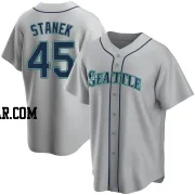 Ryne Stanek Youth Seattle Mariners Gray Replica Road Jersey