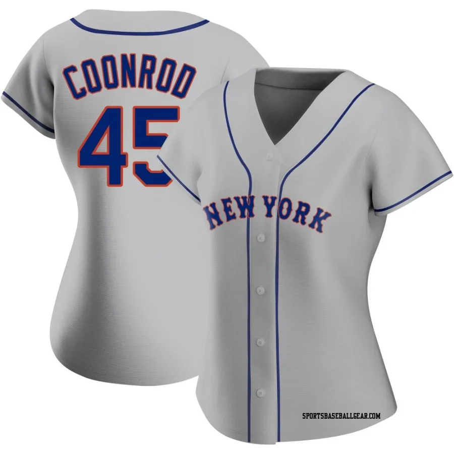 Sam Coonrod Women's New York Mets Gray Authentic Road Jersey
