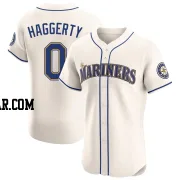 Sam Haggerty Men's Seattle Mariners Cream Elite Alternate Jersey