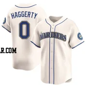 Sam Haggerty Men's Seattle Mariners Cream Limited Alternate Jersey