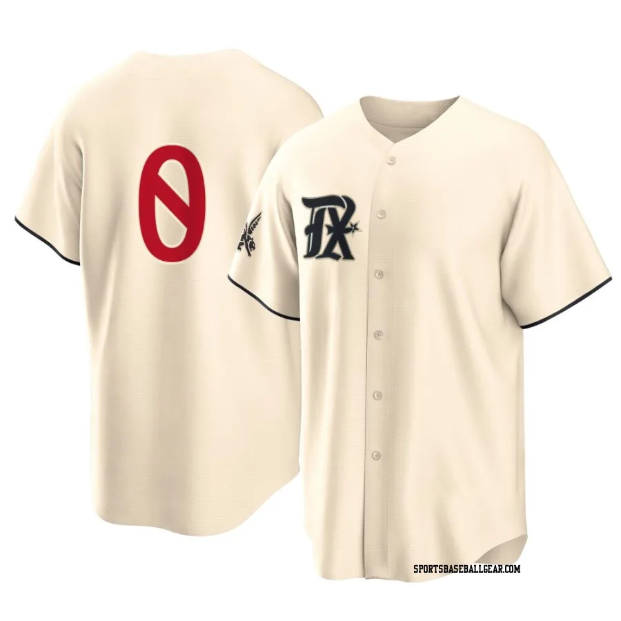 Sam Haggerty Men's Texas Rangers Cream Replica 2023 City Connect Jersey