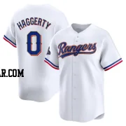 Sam Haggerty Men's Texas Rangers Gold Limited White 2024 Collection Jersey