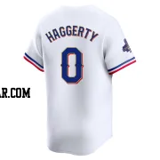 Sam Haggerty Men's Texas Rangers Gold Limited White 2024 Collection Jersey