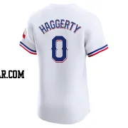 Sam Haggerty Men's Texas Rangers White Elite Home Jersey