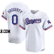 Sam Haggerty Men's Texas Rangers White Limited Home Jersey