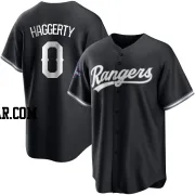 Sam Haggerty Men's Texas Rangers White Replica Black 2023 World Series Champions Jersey