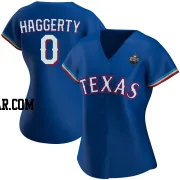 Sam Haggerty Women's Texas Rangers Royal Authentic Alternate 2023 World Series Jersey
