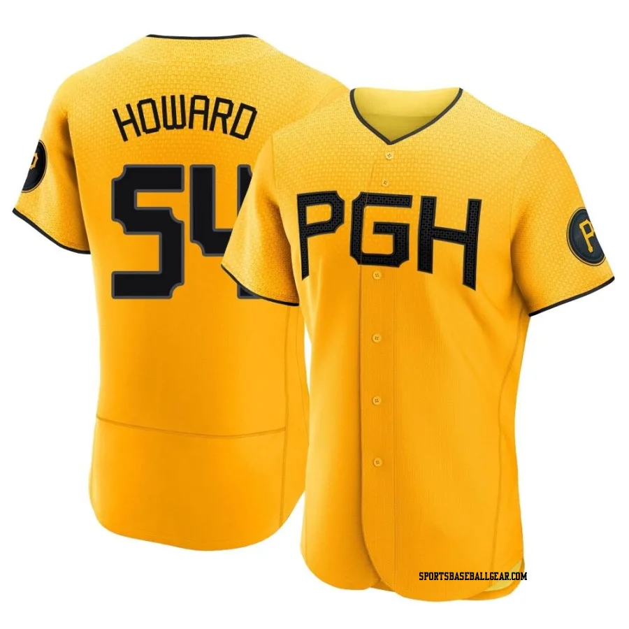 Sam Howard Men's Pittsburgh Pirates Gold Authentic 2023 City Connect Jersey