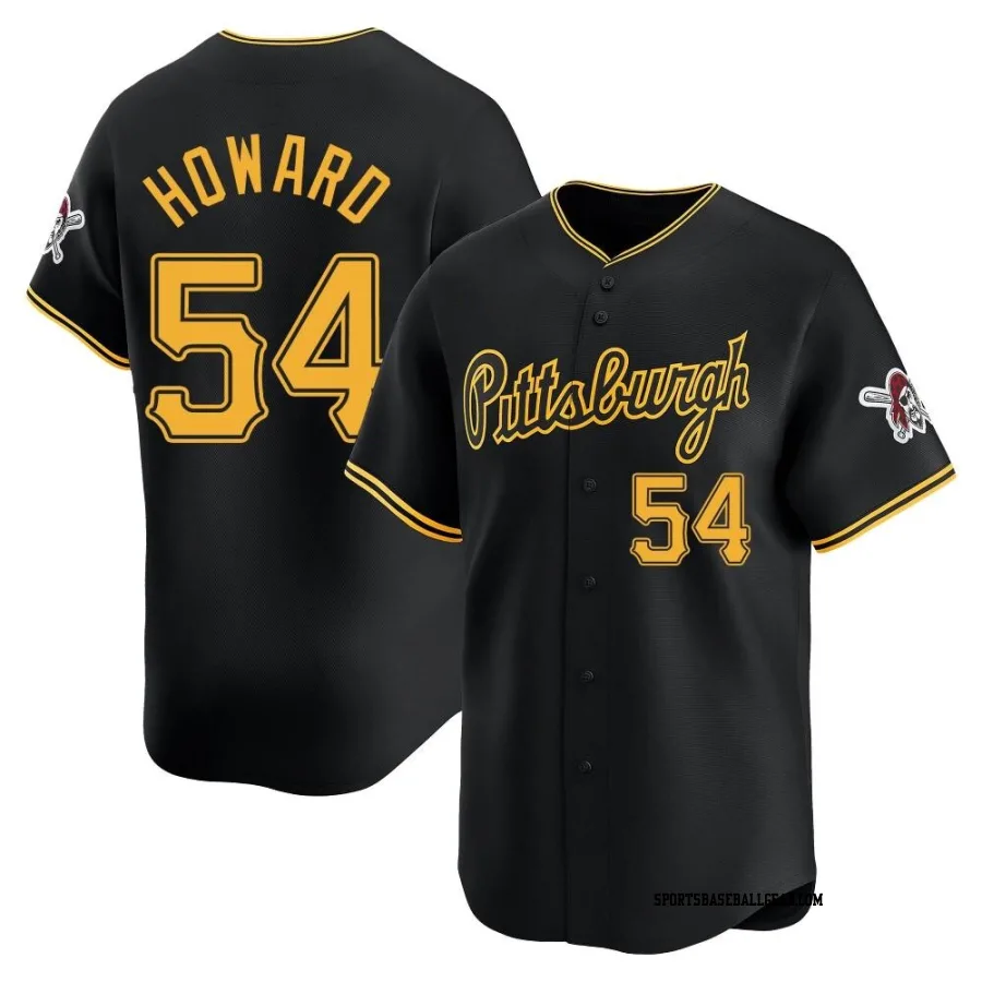 Sam Howard Youth Pittsburgh Pirates Black Limited Alternate Jersey