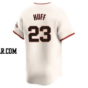 Sam Huff Men's San Francisco Giants Cream Elite Home Jersey