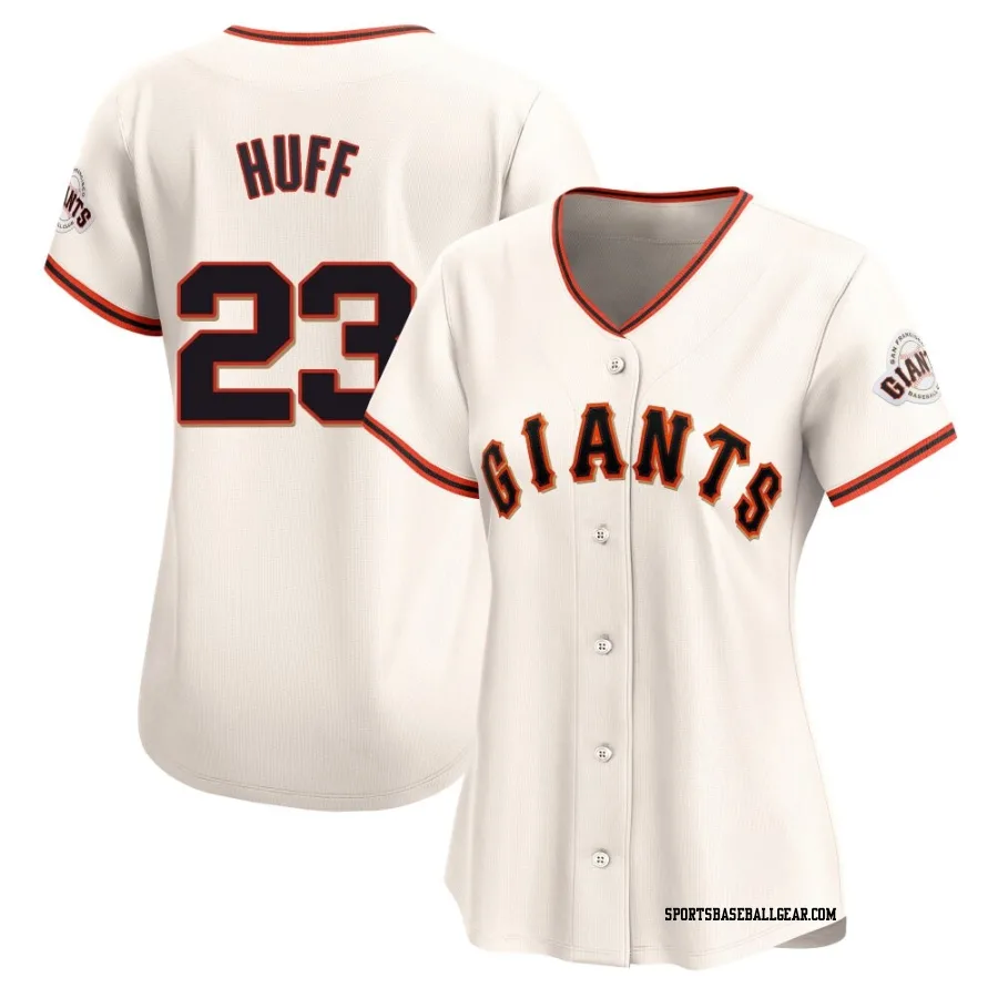 Sam Huff Women's San Francisco Giants Cream Limited Home Jersey