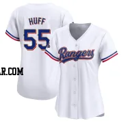Sam Huff Women's Texas Rangers Gold Limited White 2024 Collection Jersey