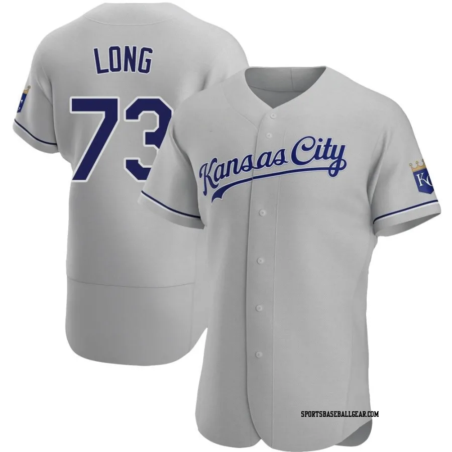 Sam Long Men's Kansas City Royals Gray Authentic Road Jersey