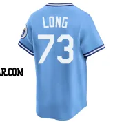 Sam Long Men's Kansas City Royals Light Blue Limited Throwback Cooperstown Collection Jersey
