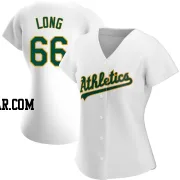 Sam Long Women's Oakland Athletics White Replica Home Jersey
