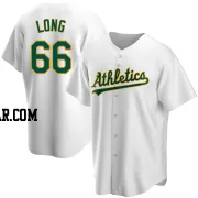 Sam Long Youth Oakland Athletics White Replica Home Jersey