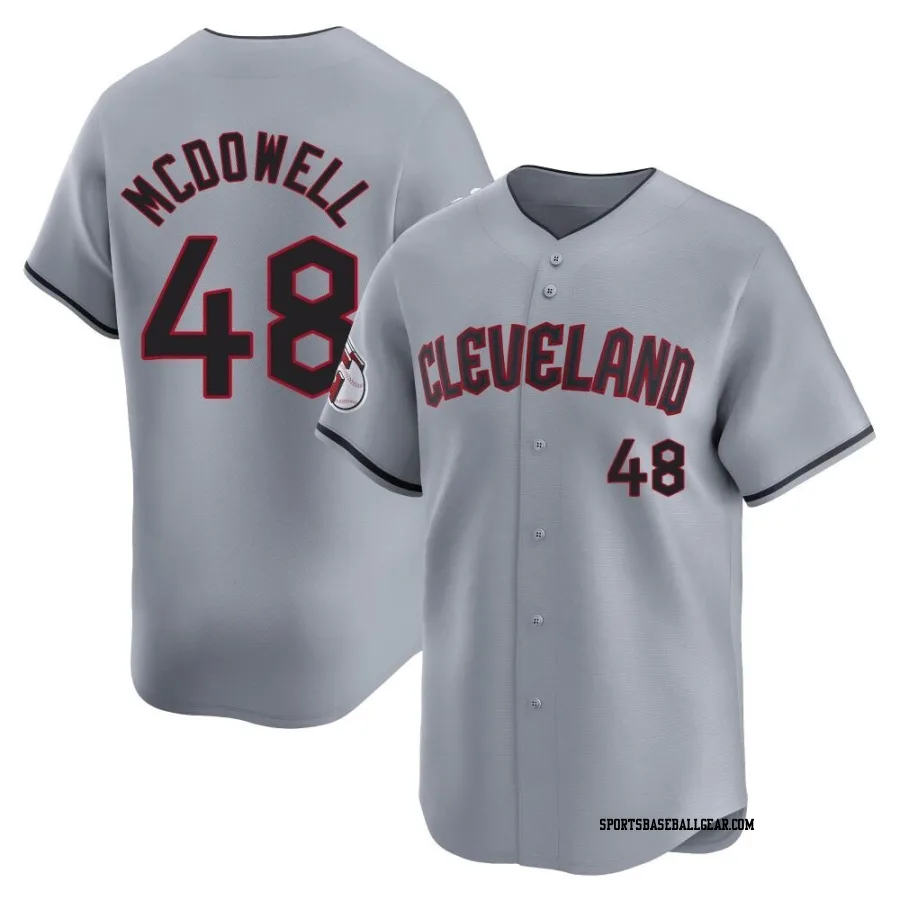 Sam Mcdowell Men's Cleveland Guardians Gray Limited Road Jersey