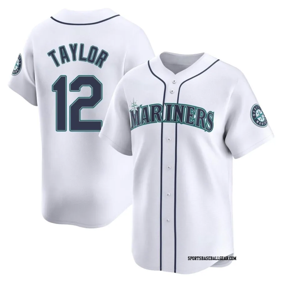 Samad Taylor Men's Seattle Mariners White Limited Home Jersey