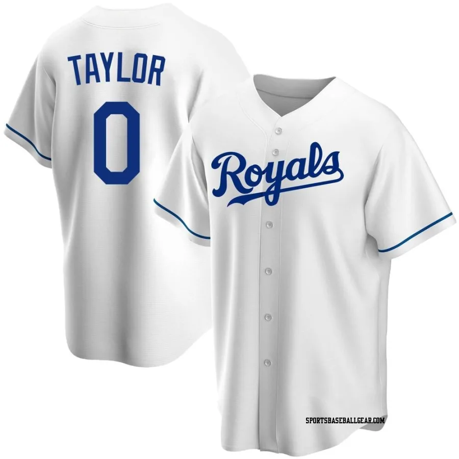 Samad Taylor Youth Kansas City Royals White Replica Home Jersey