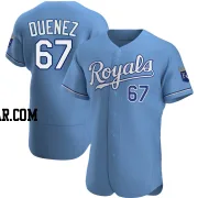 Samir Duenez Men's Kansas City Royals Light Blue Authentic Alternate Jersey