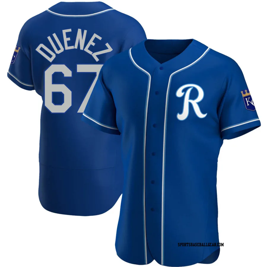 Samir Duenez Men's Kansas City Royals Royal Authentic Alternate Jersey