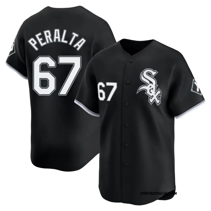 Sammy Peralta Men's Chicago White Sox Black Limited Alternate Jersey