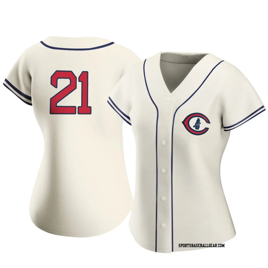 Sammy Sosa Women's Chicago Cubs Cream Authentic 2022 Field Of Dreams Jersey