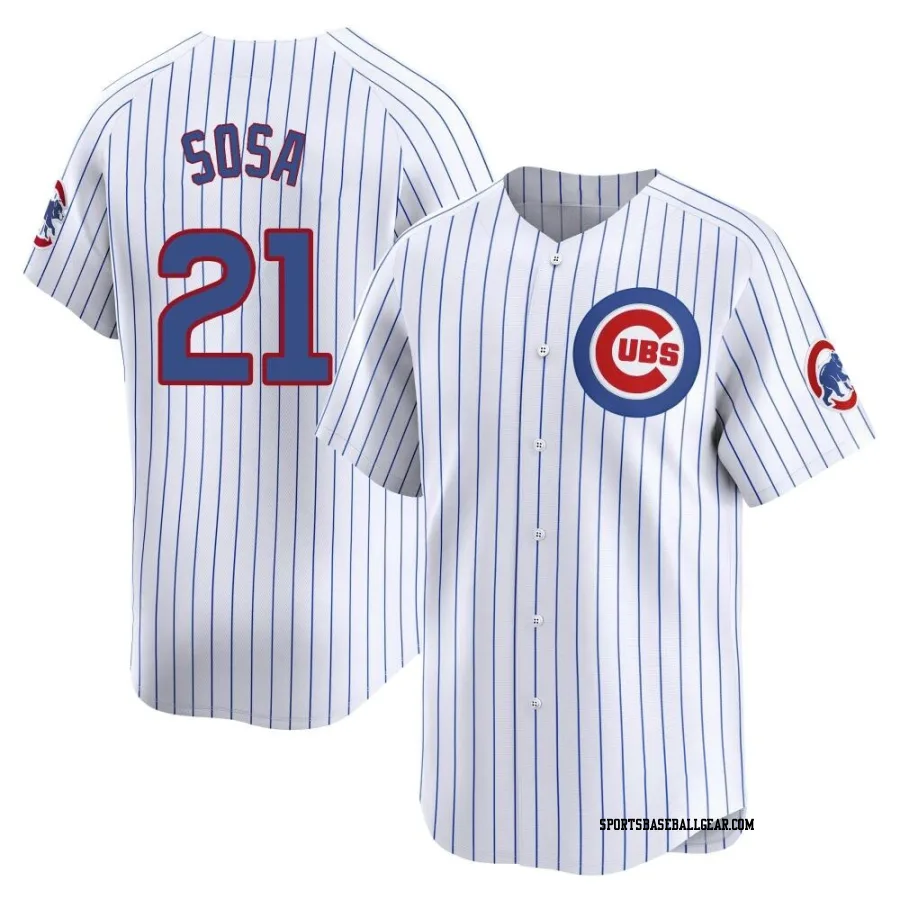 Sammy Sosa Youth Chicago Cubs White Limited Home Jersey