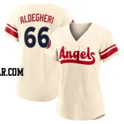 Samuel Aldegheri Women's Los Angeles Angels Cream Authentic 2022 City Connect Jersey