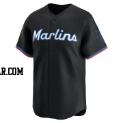 Sandy Alcantara Men's Miami Marlins Black Limited Alternate Jersey