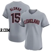 Sandy Alomar Men's Cleveland Guardians Gray Elite Road Jersey