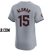 Sandy Alomar Men's Cleveland Guardians Gray Elite Road Jersey