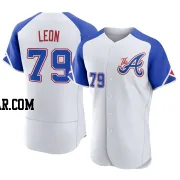 Sandy Leon Men's Atlanta Braves White Authentic 2023 City Connect Jersey