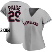 Satchel Paige Women's Cleveland Guardians Gray Authentic Road Jersey